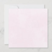 Meisje Waterverf Rainbow Baby Sprinkle Kaart (Achterkant)