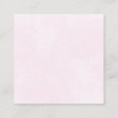 Meisje Waterverf Regenboog Luier Raffle Informatiekaartje (Achterkant)