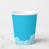 Meisje Waterverf Rubber Duck Party Papieren Bekers (Achterkant)