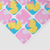 Meisje Waterverf Rubber Ducky Tissuepapier (Detail)