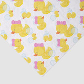 Meisje Waterverf Rubber Ducky Tissuepapier (Detail)