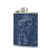 Meisje Weegschaal Zodiac Teken Flask Heupfles (Links)