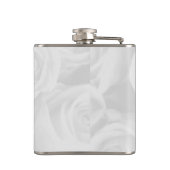 Meisje wijn en glas heupfles (Achterkant)