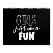 meisje wil gewoon plezier kalender (Hoes)
