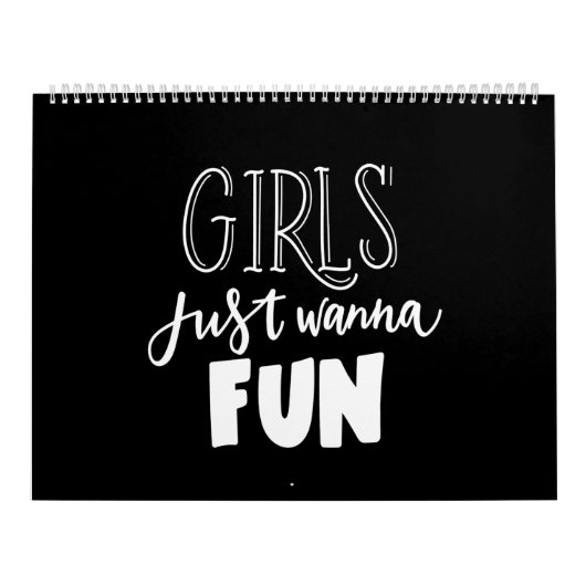 meisje wil gewoon plezier kalender (Hoes)