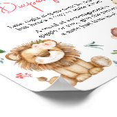 Meisje Wild One Safari Late Night Luiers Poster (Hoek)