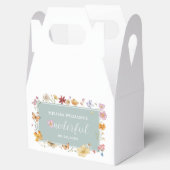 Meisje Wildflower Onederful 1e Verjaardagsfeest Bedankdoosjes (Geopend)