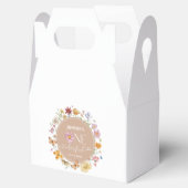 Meisje Wildflower Onederful 1e Verjaardagsfeest Bedankdoosjes (Geopend)