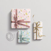 Meisje Winter Beer Kerst Inpakpapier Vel