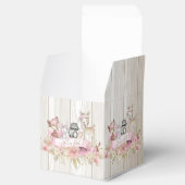 Meisje Woodland Baby shower Bedankdoosjes (Geopend)