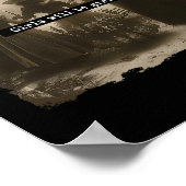 Meisje wordt meisjes heks Halloween grappige Witch Poster (Hoek)