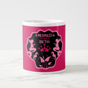 Meisje Zeemeermin Prinses Grote Koffiekop
