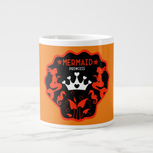 Meisje Zeemeermin Prinses Grote Koffiekop