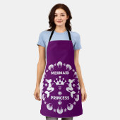 Meisje Zeemeermin Prinses Schort (Gedragen)
