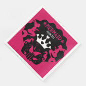 Meisje Zeemeermin Prinses Servet (Hoek)