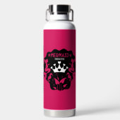 Meisje Zeemeermin Prinses Waterfles (Achterkant)