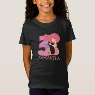 Meisje zeemeermin t-shirt