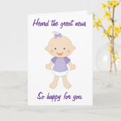 *** MEISJE*** ZO BLIJ VOOR JE KAART (Gele Bloem)