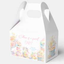 Meisje Zoete Eén Sweets Eerste Verjaardag