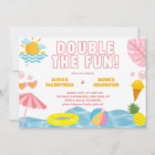 Meisje Zomer Verjaardag en Afstuderen Joint Kaart (Voorkant)