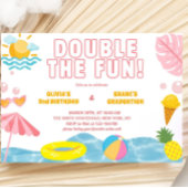 Meisje Zomer Verjaardag en Afstuderen Joint Kaart