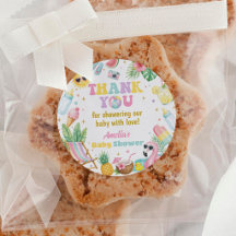 Meisje zomerfeest Tropisch strand baby shower