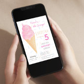 Meisje Zomerverjaardag Kaart