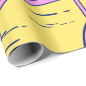 meisje zonnebaden op het strand met een cocktail i cadeaupapier (Rol Hoek)