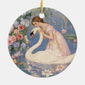 Meisje & Zwanenmeer Ornament (Achterkant)