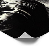  Meisje Zwart-wit Tekening Poster (Hoek)