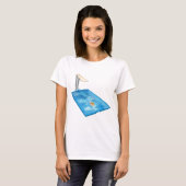 Meisje Zwemt T-shirt (Voorkant volledig)