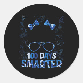 Meisjes 100 dagen slimmer rommelig haar 100ste dag ronde sticker