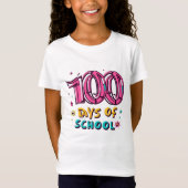 Meisjes 100 dagen van school t-shirt (Voorkant)
