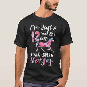meisjes 12e verjaardag Paard voor 12-jarige meisje T-shirt