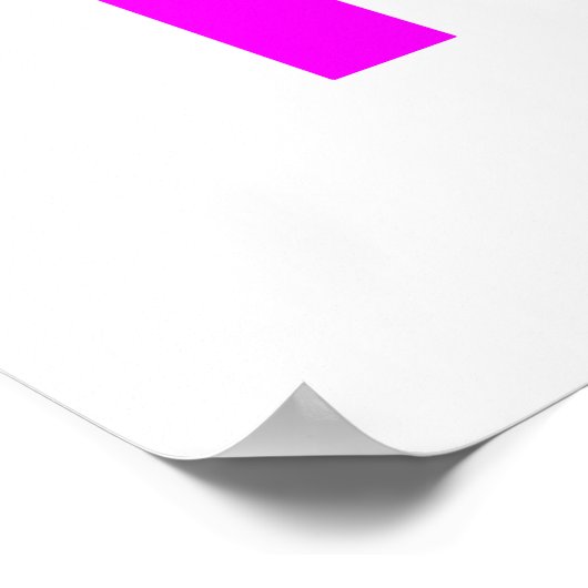 Meisjes 13e verjaardag : Roze 13 jaar oud Poster (Hoek)