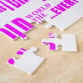 Meisjes 13e verjaardag : Roze GROOTSTE 13-jarige Legpuzzel (Zijkant)