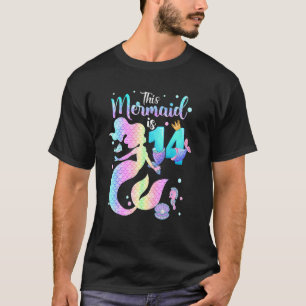 Meisjes 14e verjaardag Deze Zeemeermin is 14 jaar  T-shirt