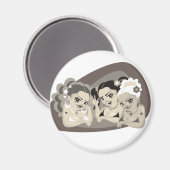 Meisjes_15 Magneet (Voorkant / Achterkant)