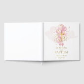 Meisjes 1e verjaardag & doop Keepsake gastenboek (Volledig)