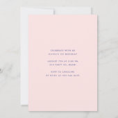 Meisje's 1e Verjaardag Foto Confetti Kaart (Achterkant)