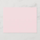 Meisjes 1e Verjaardag Fotouitnodiging, Uitnodiging Briefkaart (Achterkant)