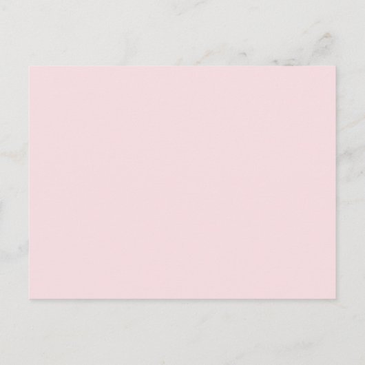 Meisjes 1e Verjaardag Fotouitnodiging, Uitnodiging Briefkaart (Achterkant)