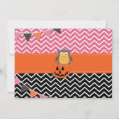 Meisjes 1e verjaardag Halloween Verjaardag Uitnodi Kaart (Achterkant)