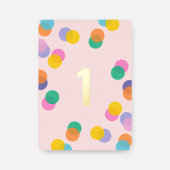 Meisje's 1e verjaardag Roze en Goud Folie Uitnodiging