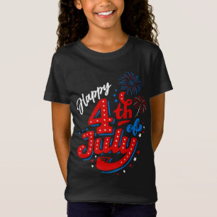 Meisjes 250e verjaardag 4 juli t-shirt