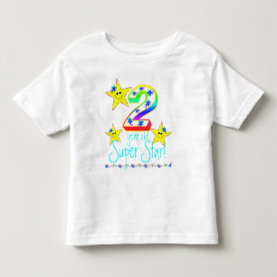 Meisjes 2 jaar oud Super Star Shirt