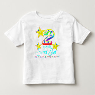 Meisjes 2 jaar oud superster Shirt
