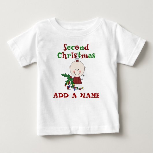 Meisjes 2e Kerst T-shirt (Voorkant)