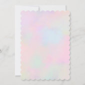 Meisjes 2e verjaardagsfeest kaart (Achterkant)