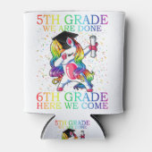 Meisjes 5th Grade Afstuderen Magical Unicorn Gift Blikjeskoeler (Voorkant)
